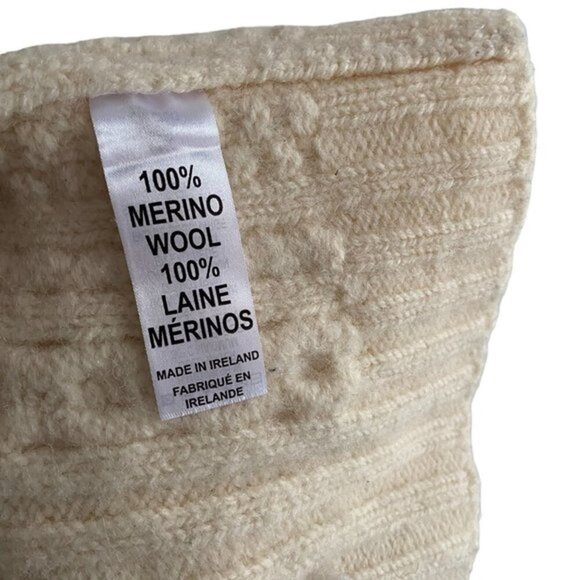 Inis Crafts made in Ireland 100% Merino Wool Sweater Size M - Picture 7 of 7